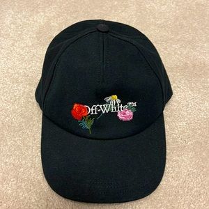 OFF-White logo embroidered cap